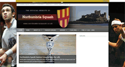 Desktop Screenshot of northumbriasquash.co.uk